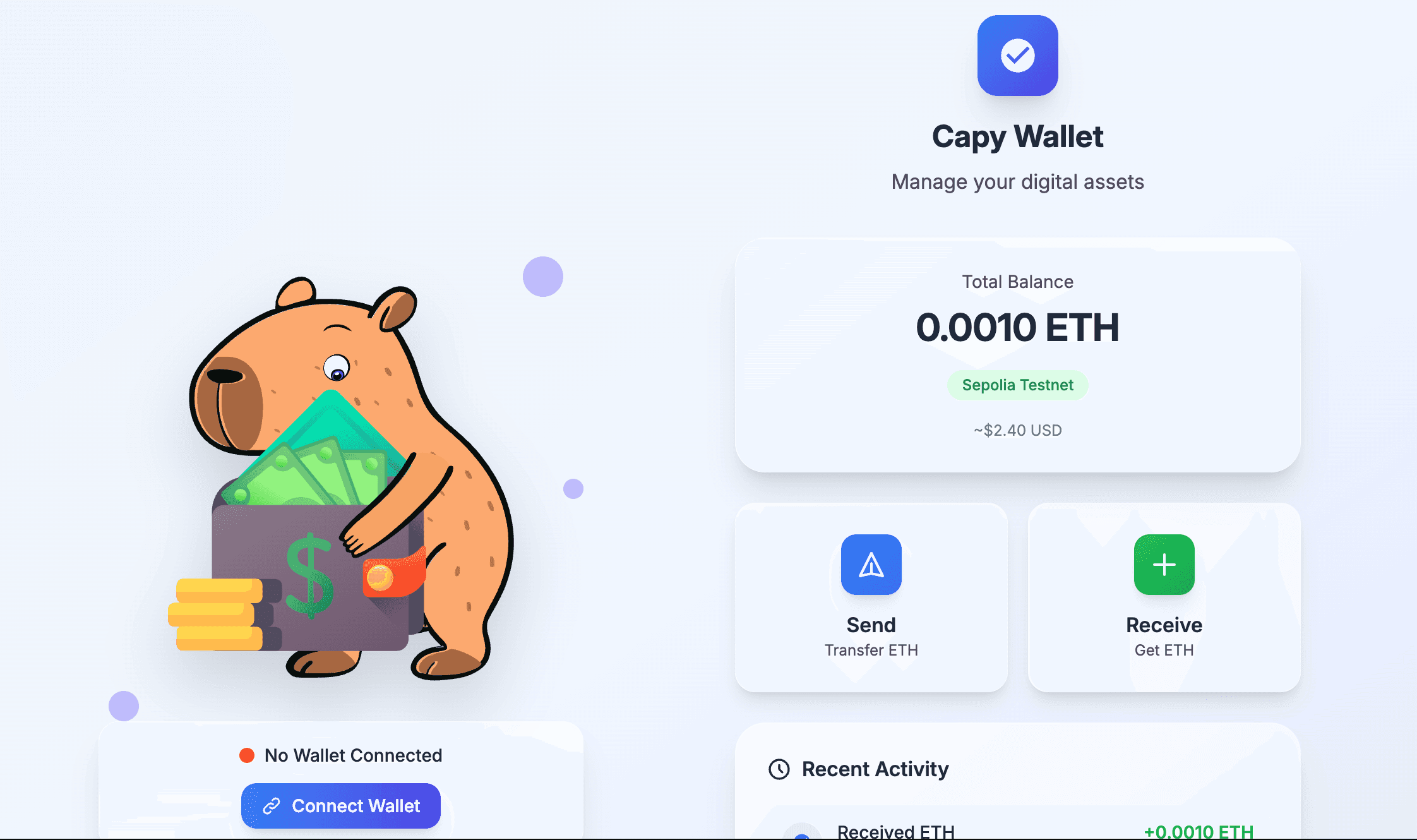 Capytal Crypto Wallet