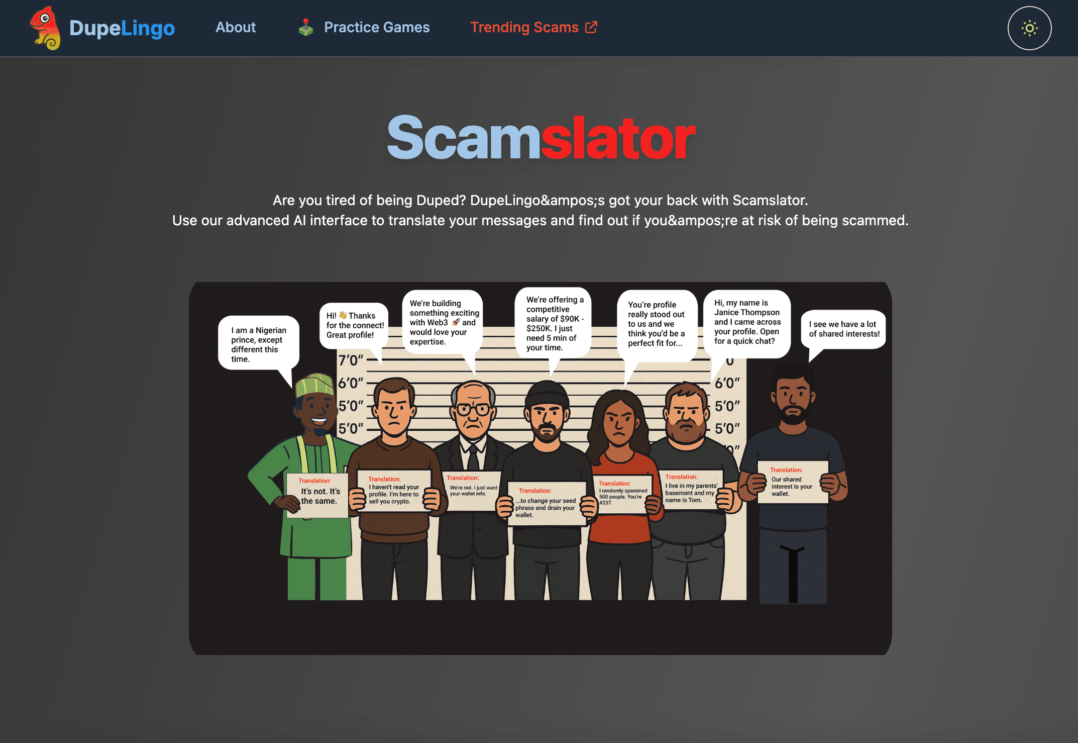 Scamslator